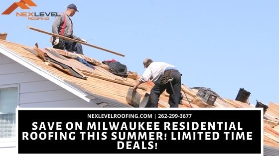 save on Milwaukee residential roofing