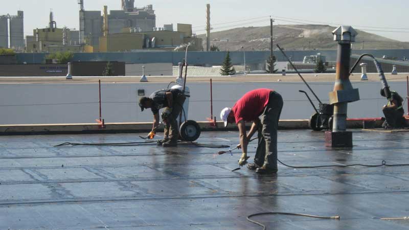 commercial flat roofing services