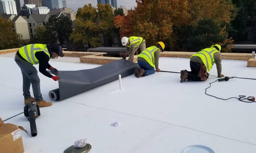 commercial flat roofing services at a discount