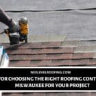 roofing contractors milwaukee